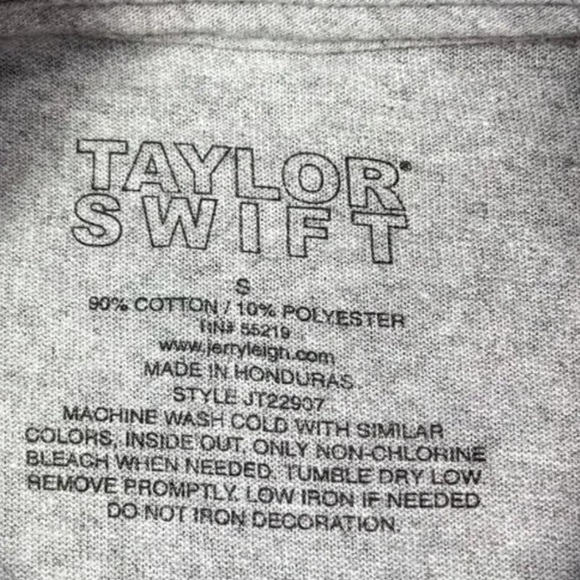 TAYLOR SWIFT LOVER ERA AWESOME GRAY LONG SLEEVE ROSES TEE SHIRT S - Picture 5 of 7